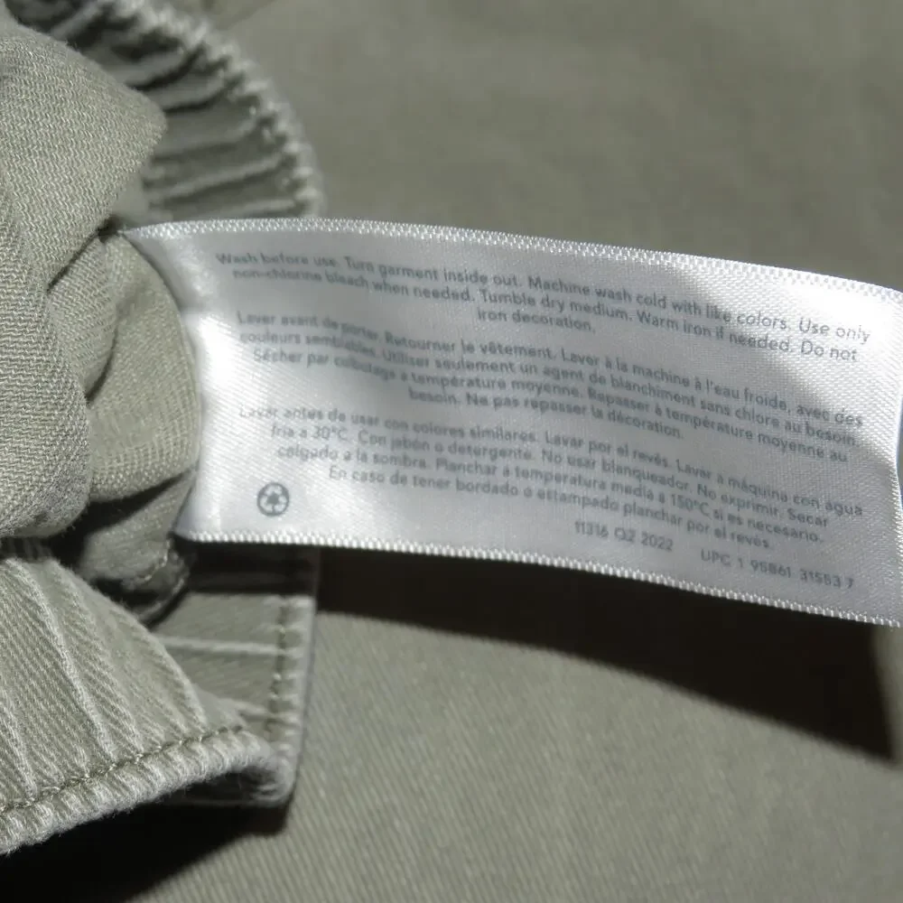 Oshkosh Green Cargo Zip Up Girls Utility Jacket - Picture 7 of 7